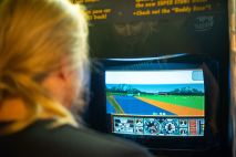 Myös arcadelaitteet olivat käytössä